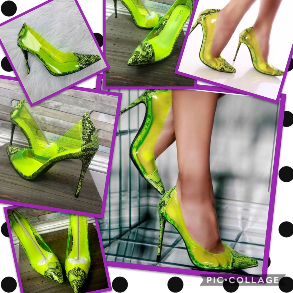 Sale! Cape Robbin “Lime Snake Heel”